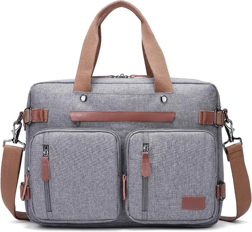 Miniatura 9 de MOLNIA Mochila para laptop de 15.6 pulgadas para hombres y mujeres, maletines 3 en 1 para hombres, bolsa de mensajero, bolsa para computadora