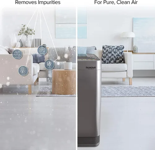Miniatura 4 de Nuwave OxyPure - Paquete de 2 filtros de repuesto originales HEPA/carbono, elimina irritantes, contaminantes y olores, producido y vendido por