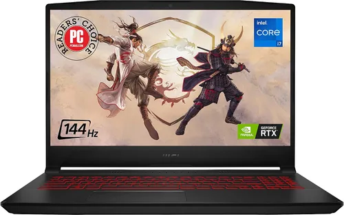 MSI Katana GF66 15.6" 144Hz 3ms FHD Laptop para juegos Intel Core i7-11800H RTX 3060 16GB 512GB NVMe SSD Win11 (11UE-617)