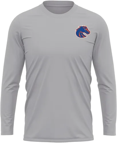 Miniatura 164 de Camisa deportiva de manga larga oficial de la NCAA Collegiate para hombre, con logotipo en el pecho izquierdo, colección Athletic Heather