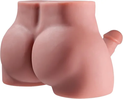 Miniatura 7 de Muñeca sexual masculina marrón con consolador flexible, consolador grueso realista para mujeres, hombres, parejas homosexuales, 10.2 x 7.1 pulgadas