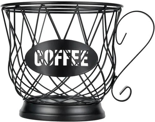 TreeLen Soporte para cápsulas de café, organizador de tazas K, soporte de taza K de gran capacidad para tazas de 40 K, almacenamiento de cápsulas K