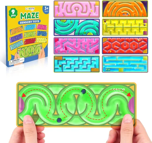 Miniatura 9 de Juguetes blanditos Sensoriales Juguetes Fidget para Niños: Juguetes Sensoriales para Autismo TDAH - Juguetes Sensoriales Relajantes Llenos de Goma