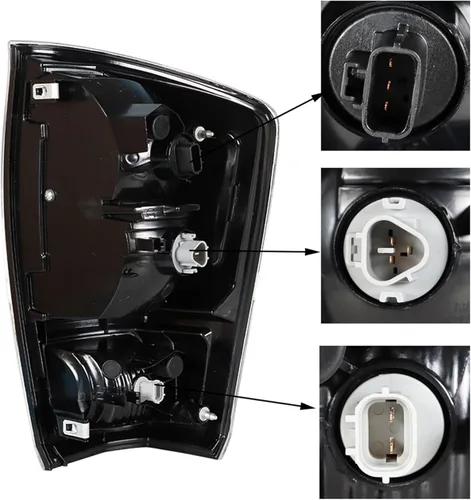 Miniatura 3 de labwork Repuesto de luces traseras LH+RH para Toyota Tacoma 2016-2020, luces traseras de rotura para lado del pasajero y del conductor 8156004200