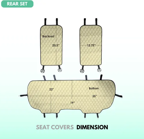 Miniatura 3 de FH Group Funda Cojín para Asiento de Automóvil - Automóviles Camiones SUV, Cojines de Asiento de Automóvil Neosupreme, Funda Cojín de Asiento