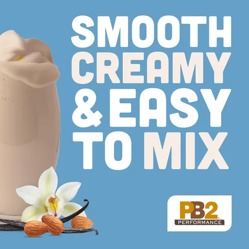 Miniatura 3 de PB2 Performance - Polvo de proteína vegano a base de plantas de almendra 20g de proteína completa, sin azúcar añadida, fibra prebiótica Sin