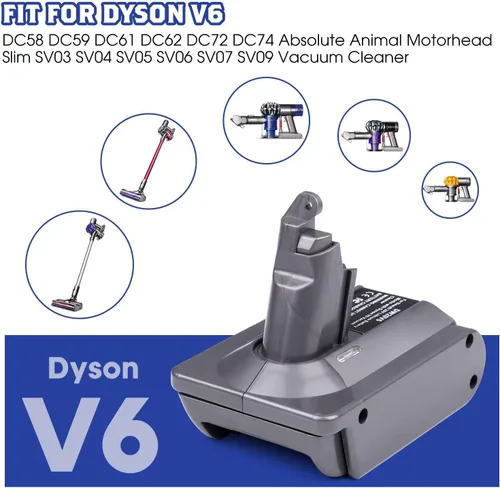 Miniatura 5 de Adaptador de batería Dyson V6 para Milwaukee M18 18V batería a Dyson V6 SV03 SV04 SV09 DC62 DC59 Convertidor de vacío esponjoso