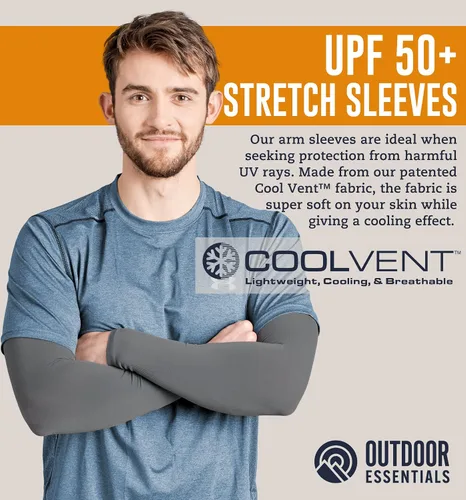 Miniatura 2 de Mangas de compresión de enfriamiento para hombres y mujeres, con protección solar UV UPF 50, paquete múltiple, mangas protectoras de brazos