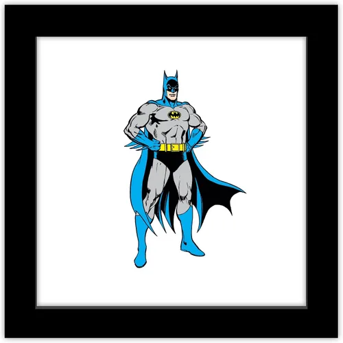 Miniatura 11 de Trends International Gallery Pops DC Comics Batman - Póster de pared de Batman New Look para pared, 12 x 12 pulgadas, versión enmarcada en blanco