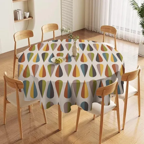Miniatura 17 de Mantel azteca suroeste, diseño étnico tribal geométrico, estilo vintage, bohemio, elegante, lavable, para comedor, cocina, granja, fiesta