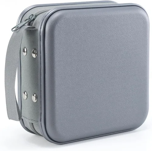 Miniatura 17 de LIOVODE Funda para DVD, estuche portátil para CD de 48 capacidades, almacenamiento de CD de plástico duro, organizador de cartera de DVD para Negro