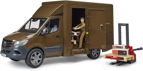 Miniatura 4 de Bruder 02678 MB Sprinter UPS con conductor y accesorios