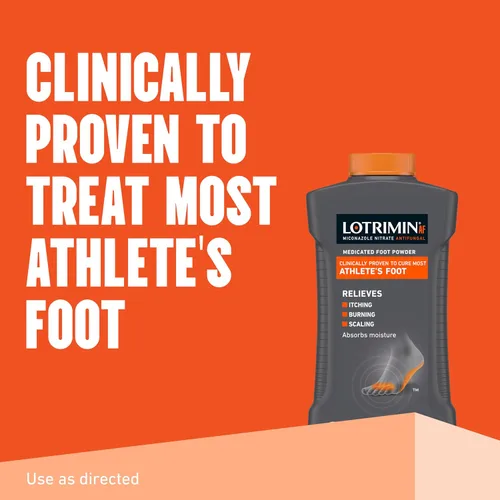 Miniatura 3 de Lotrimin AF - Polvo antifúngico para pies de atleta, tratamiento al 2% de nitrato de miconazol, tratamiento antifúngico eficaz clínicamente probado