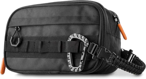 Miniatura 7 de Fitdom Estuche Táctico de Aseo Kit Dopp para Hombre. Perfecto para Viaje y Almacenamiento. Se Adapta a Cosméticos Grandes y Pequeños, Maquillaje
