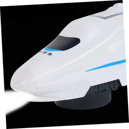 Miniatura 5 de Tren eléctrico para edades Locomotora educativa de alta velocidad con pistas a presión, material plástico, diversión y vástago interactivo para niños