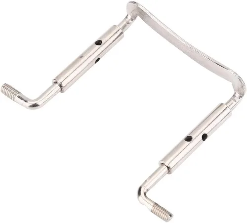 Miniatura 7 de Accesorios para violín 4/4, kit completo de piezas de madera con soporte para barbilla, pasador de cola de corcho, clavijas de afinación de corcho