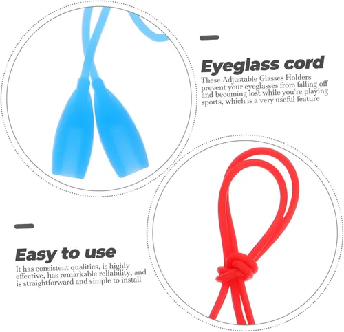 Miniatura 6 de NUOBESTY Eyewear Retainer Lanyards Comfortable Glasses Straps for Sports Lightweight and Portable Suitable for
