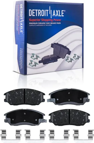 Miniatura 96 de Detroit Axle - Pastillas de Freno Delantero para Nissan Altima Maxima Sentra 350Z Cube Juke Versa INFINITI G20 G35 I30 I35 Suzuki SX4, Pastillas