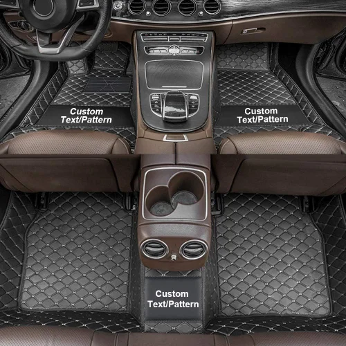 Miniatura 9 de Tapetes Personalizados para Suelo de Automóvil Logotipo/Patrón Personalizado para SUV Camioneta Camión Sedán Coupé Tapetes de Automóvil