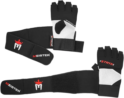 Miniatura 4 de Meister Guantes interiores STRYK con EliteGel para boxeo y artes marciales mixtas – Reemplaza las envolturas de mano o entrenamiento llamativo