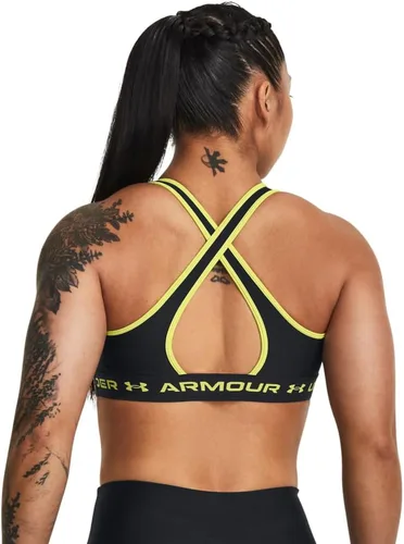 Miniatura 2 de Under Armour - Sujetador deportivo de medio impacto, con espalda cruzada, para mujer