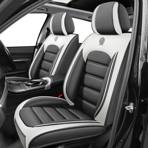Miniatura 18 de Fundas de asiento de automóvil para K4 para KIA K4 2025-2026, fundas de asiento impermeables de cuero, compatible con bolsa de aire, juego completo