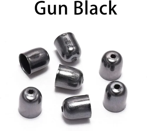 Miniatura 2 de Cordones de cuero con borlas, punta de extremo con hebilla, punta de extremo de fibra de gamuza de 0.31 a 0.47 pulgadas, tapas de cuentas de metal
