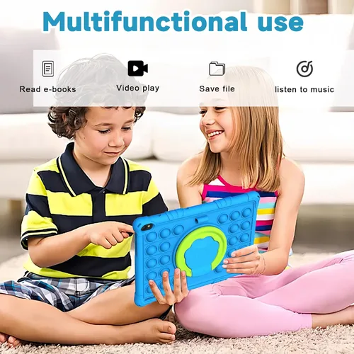 Miniatura 5 de Tablet Android 15 para niños, tabletas de 10 pulgadas para niños, 8 GB RAM 32 GB ROM 1 TB expandible, tableta para niños pequeños con control