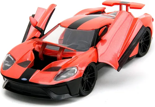 Miniatura 5 de Jada Pink Slips 1:24 W1 2017 Ford GT - Coche fundido a presión, juguetes para niños y adultos (salmón metálico)