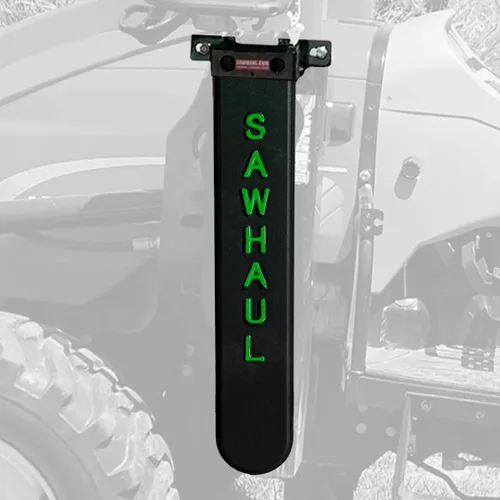 Miniatura 18 de SawHaul Soporte universal para motosierra para tractor, fabricado en Kansas, Estados Unidos, portatosierra de montaje fijo (20 pulgadas, verde)