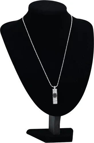Miniatura 41 de Collar de urna de girasol para cenizas, collar de barra cilíndrica para cenizas para mujer, colgante de recuerdo para cenizas, joyería de cremación