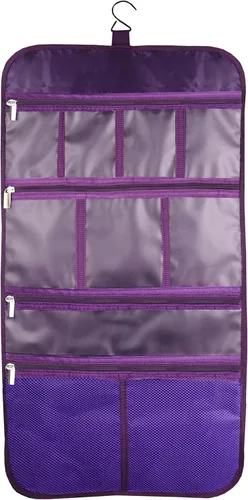 Miniatura 6 de Freegrace Premium - Bolsa de aseo colgante de viaje - Bolsa organizadora de cosméticos, joyas, artículos de tocador y accesorios, tamaño grande