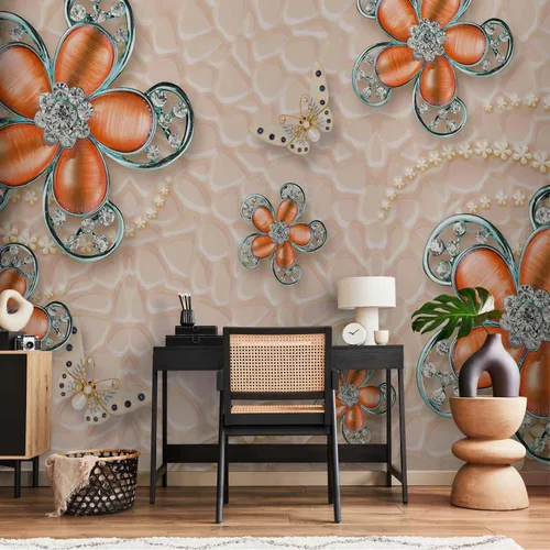 Miniatura 6 de artgeist Mural de pared Efecto 3D, 79 x 55 pulgadas, papel tapiz no tejido XXL, decoración de pared de vellón, impresión fotográfica, diseño de #07