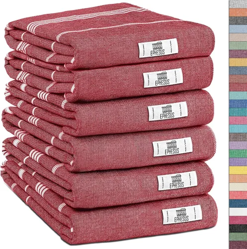 Miniatura 87 de EPHESUS TOWELS Toallas de Mano - Juego de 2 18" x 30" - Toalla de Mano Turca Decorativa para Baño, Cocina, Invitados, Cara, Cabello, Té, Paño