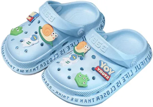 Simplee kids Toddler Kids Clogs Baby Boys Girls Classic Water Garden Slippers Lightweight Cartoon Sandals Summer Beach Pool Outdoor Play Shoes
