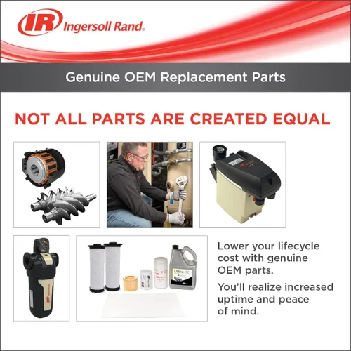 Miniatura 4 de Ingersoll-Rand 47735401001 Kit de mantenimiento OEM para compresor UP6 10-15HP (indicador de reemplazo intermitente rojo TAS) con lubricante Ultra 4K