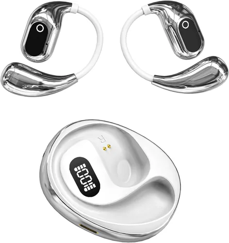 Miniatura 8 de OWS - Auriculares inalámbricos Bluetooth 5.4, auriculares inalámbricos con ganchos para las orejas y micrófono, IPX5 impermeable, rango 64H