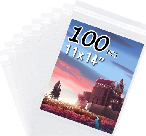Miniatura 10 de Paquete de 10 tableros de respaldo solamente – Tablas de base blancas sin cortar de 11 x 14 pulgadas, sin ácidos y con núcleo blanco, ideal