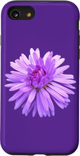 Miniatura 13 de iPhone 15 Purple flower, purple flower, floral tendril floral pattern Case
