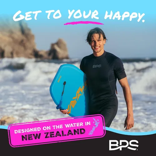 Miniatura 7 de Bodyboard 'Wave Weapon' para Todas las Condiciones de Olas - Ligera con Núcleo EPS Fondo Liso HDPE Bodyboards para Playa con Correa de Muñeca