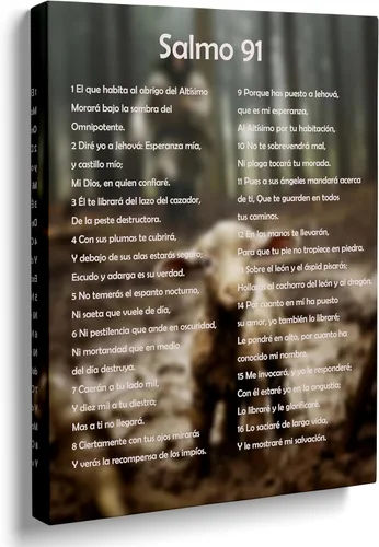 Miniatura 9 de ART Salmo 23 En Español - Lienzo para pared, decoración de pared cristiana de Jesús con cordero, versículo bíblico en español para sala de estar