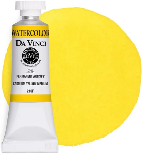Miniatura 11 de DA VINCI PAINTS Pintura de acuarela para artista profesional, Gamboge (tono), 0.5 fl oz