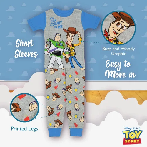 Miniatura 4 de Disney Toys Story - Conjunto de pijama de algodón de 2 piezas con libro