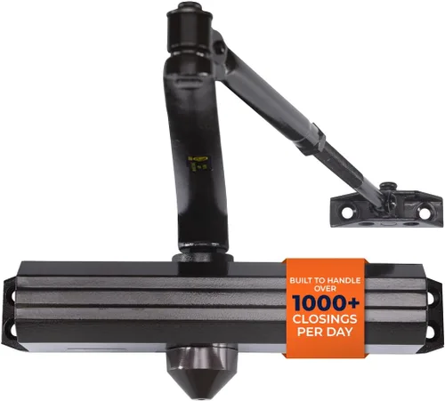Miniatura 12 de Boomerang D4016 - Cierrapuertas comercial de diseño medio/resistente, múltiples opciones de montaje, cierrapuertas para zonas de alto tráfico, ADA