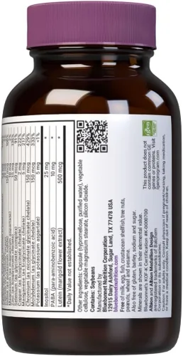 Miniatura 3 de Bluebonnet Nutrition Multi ONE (sin hierro), apoyo nutricional diario*, certificado Kosher, sin gluten, sin lácteos, apto para vegetarianos, 30