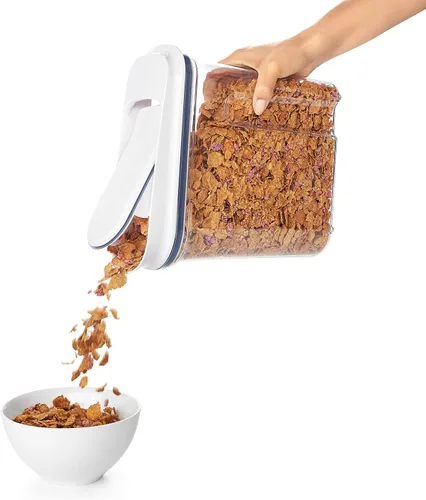 Miniatura 7 de OXO Good Grips Dispensador hermético de cereales POP de tamaño mediano (3.2 L)