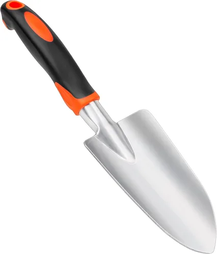 Pala de jardín, pala de mano resistente con mango ergonómico, pequeñas herramientas de jardinería para excavar, herramientas de pala de jardinería