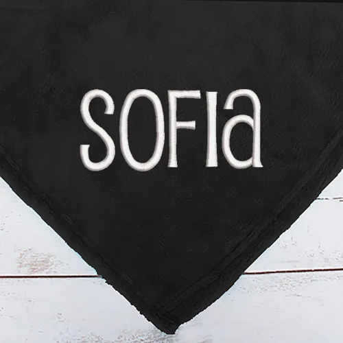 Miniatura 2 de Threadart Manta personalizada bordada con nombre súper suave y ultrasuave, manta de forro polar de 50 x 60 pulgadas, bordado personalizado incluido