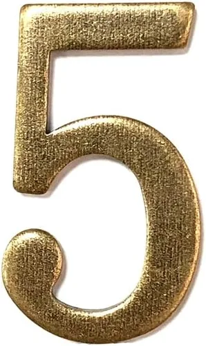 Miniatura 11 de Números de buzón de metal sólido de 2 pulgadas para exteriores, números de dirección 3D autoadhesivos para casa, apartamento, oficina, habitación