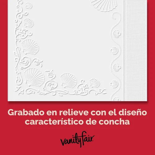 Miniatura 4 de Vanity Fair Servilletas de papel para uso diario, 200 unidades, servilletas desechables hechas suaves y lisas para las comidas diarias